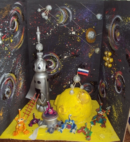 Конкурс ко Дню космонавтики в Камчатской краевой детской библиотеке им. В. Кручины